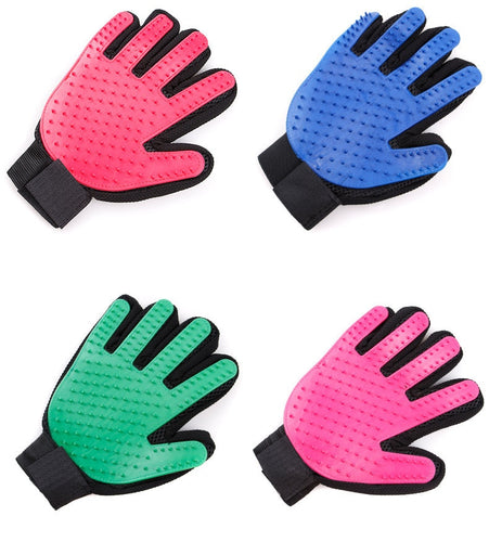 Super soft glove for removing hairs from dogs and cats